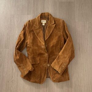 St. John's Bay Chestnut Suede Blazer